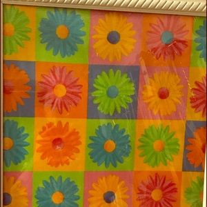 Picture and matching shower curtain